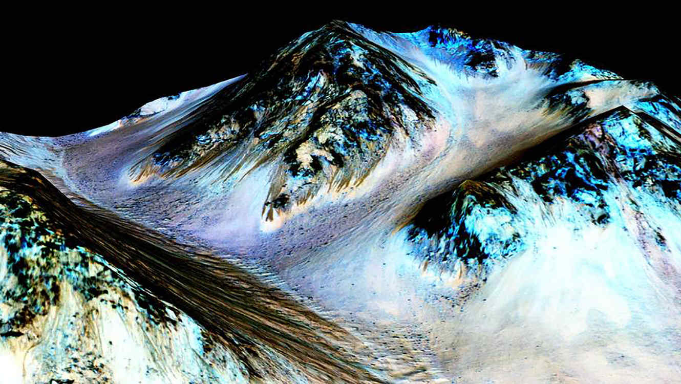 La NASA convencida de la existencia de agua en Marte incluso en la superficie lo que revoluciona nuestra concepción del planeta