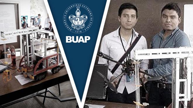 Estudiantes de la BUAP crean robot capaz de limpiar playas
