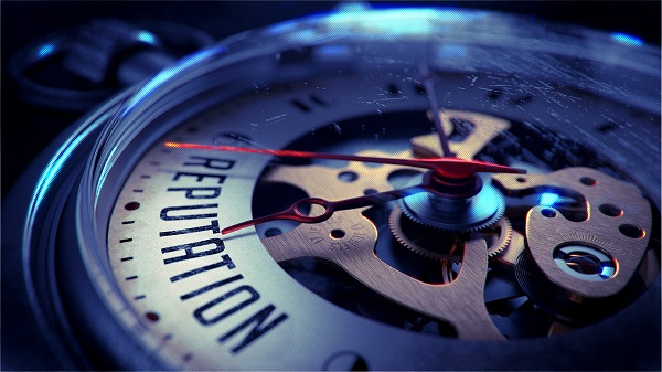 Reputation on Pocket Watch Face.
